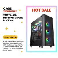 ราคา เคสเกมมิ่ง เคสคอม Thermaltake V250 TG ARGB Mid-Tower Chassis Black (26076564010)