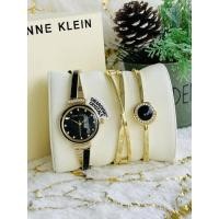 ราคา Anne Klein Women's Swarovski Crystal Black Dial Rose (25811682265)