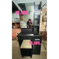 ราคา โต๊ะเครื่องแป้ง แบบเกาหลี สีดำ (44224752286)