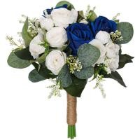 ราคา ช่อกุหลาบแต่งงานช่อดอกไม้เพื่อนเจ้าสาว,ดอกไม้ประดิษฐ์สีฟ้าสีขาวกุหลาบช่อดอกไม้แต่งงานสําหรับเจ้าสาวเพื่อนเจ้าสาวช่อ มารยาท ช่อเจ้าสาวเพื่อนเจ้าสาวถือดอกไม้ส (47302529859)
