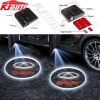 ราคา Chery โคมไฟโปรเจคเตอร์ LED ไร้สาย ลายการ์ตูนอีสเตอร์ Chery QQ Omoda 5 Tiggo 5X 2 7 8 Pro Face HD 3D สําหรับติดประตูรถยนต์ 2 ชิ้น ต่อชุด (22350408223)