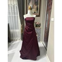 ราคา ชุดราตรียาว(ไซส์ s)สีแดงไวน์ (25759390858)
