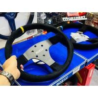 ราคา พวงมาลัย Sparco steering wheels R330 พวง หนังกลับ คาดเหลือง ของแท้ เทคโนโลยี ด้ามจับกายวิภาคหนา เส้นผ่านศูนย์กลาง 330 มม (29963430237)