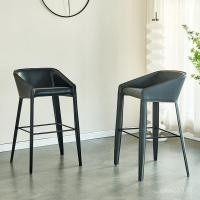 ราคา เก้าอี้สูง นอร์ดิกพนักพิงสูงขายสํานักงานออกแบบเก้าอี้บาร์อานหนังเก้าอี้บาร์แสงหรูหราบาร์อุจจาระเก้าอี้บาร์ ม6มล (45001984351)