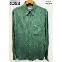 ราคา MISSONI แท้ เสื้อเชิ๊ตแขนยาวเขียววินเทส (4122458776)
