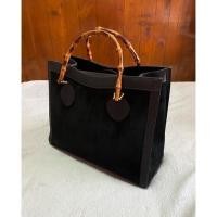 ราคา Gucci diana bamboo tote bag กุชชี่ ของแท้ กระเป๋ามือสอง แบรนด์เนม วินเทจ vintage (16879540460)