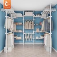 ราคา ORANGE ราวตากผ้า DIY คอนโด ราวตากผ้า โลหะ ยืดหดได้ พับเก็บได้ แขวนเสื้อ แบบตั้ง ตากผ้าในร่ม ไม่ต้องเจาะเพดาน (40565468053)