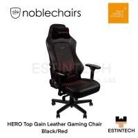 ราคา Gaming Chair (เก้าอิ้เกมมิ่ง) Noblechairs HERO Top Gain Leather Gaming Chair Black/Red ของใหม่ประกัน 2ปี (14457199131)