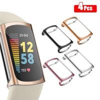 ราคา 4 ชิ้น/3 ชิ้น/1 PC smartwatch สําหรับ Fitbit Charge 5 ฝาครอบ TPU Anti-scratch ป้องกันหน้าจอสําหรับ Fitbit Charge 5 กรณีเชลล์ (24138659488)