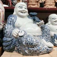 ราคา พร้อมส่ง งานเซรามิกกังไส เขียนมือทั้งองค์ละเอียดสวยงาม พระสังกัจจายน์ 弥勒佛富贵佛 (8602013956)