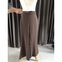 ราคา กางเกงสีน้ำตาลเข้มขาม้า (7570915985)