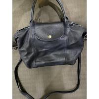 ราคา Longchamp Le Pilage Cuir size S (Navy) (3248563740)