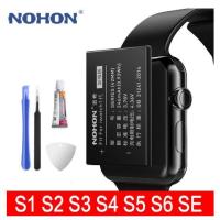 ราคา NOHON แบตเตอรี่สำหรับ Apple Watch Series 1 2 3 4 5 SE 6 44มม. 42มม. เปลี่ยน Bateria สำหรับ IWatch S1 S2 S3 GPS LTE S4 S5 (25955809357)