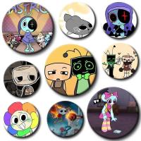 ราคา Dandys World น่ารักนุ่มปุ่ม Pin Dandy World สยองขวัญเกมเข็มกลัด Goob Pebble ตลก Meme Badge Kawaii กระเป๋าตกแต่งเพื่อน (46203700188)