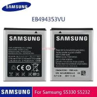 ราคา SAMSUNG แบตเตอรี่ EB494353VU 1200mAh สำหรับ Samsung S5330 GT-S5570 i559 S5570 S5232 C6712 S5750 เปลี่ยนแบตเตอรี่ (40864787910)
