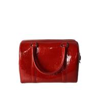 ราคา Dior Christian Boston bag Enamel RED Monogram EMP449686 Direct from Japan Secondhand (42177690862)