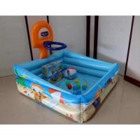 ราคา บ่อบอลชายหาด เอนฟาโกร พร้อมบอลชายหาดเเละลูกบอลพลาสติกคละสีอีก 20 ลูก (42772227144)