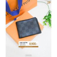 ราคา Louis Vuitton Slender Damier Garphite Wallet (#J251301) (41425136892)