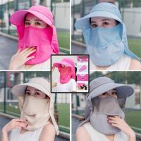 ราคา หมวกคลุมหน้า หมวกกันแดด 360 องศา กันUV กันความร้อน ทรงปีกกว้าง ถอดได้เป็นหมวกแก๊ป (7593334724)