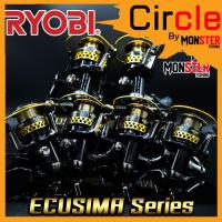 ราคา รอกสปินนิ่งเรียวบิ RYOBI ECUSIMA 1000Vi/2000Vi/3000Vi/4000Vi/6000Vi/8000Vi (BLACK) (15502868819)