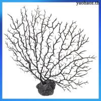 ราคา ️ 1 ชุด ตกแต่งตู้ปลา รูปปะการังเทียม แบบต้นไม้ วัสดุพลาสติกสีดำ ปลอดภัย ขนาด 11.8x8.3x0.8 นิ้ว (41753101829)