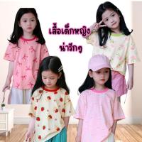 ราคา Dolemi Baby เสื้อนุ่ม ใส่สบาย น่ารัก ผ้านุ่ม แขนสั้น เด็กแฟชั่น คอกลม เกาหลี เสื้อผ้าเด็ก ลายสตอเบอร์รี่ โบว์ กระต่าย (43401610488)