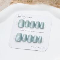 ราคา (เล็บปลอมตาแมว) เกราะสวมมือ, สีทึบตาแมวสีเขียวหยกเรียบง่าย, อ่อนโยนและหวาน, รหัสเพ้นท์เล็บอเนกประสงค์ (49251150866)
