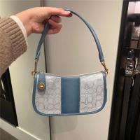 ราคา กระเป๋าผู้หญิง COACH new swinger color match bag shoulder messenger portable underarm bag C0721 (4588333363)