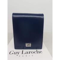 ราคา กระเป๋าสตางค์ชายGuy​ Larocheแบบ3พับขัดเงาสีน้ำเงิน (3573053453)