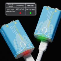 ราคา ถ่านชาร์จ 9V Beston ชาร์จด้วยสาย USB ใช้ง่าย คุ้มค่า ถ่าน9vแบบชาจได้ (10790277531)