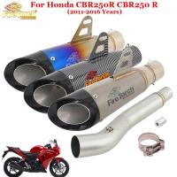 ราคา Slip On For Honda CBR250R CBR250 R CBR 250R 2011 - 2016 Years Motorcycle Exhaust System Middle Link (42977730890)