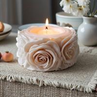 ราคา แม่พิมพ์ซิลิโคนสำหรับซิลิโคน แผ่นซิลิโคน แม่พิมพ์เรซิน 1 แม่พิมพ์เทียนดอกกุหลาบซิลิโคน 3D แม่พิมพ์สบู่ทำมือและแม่พิมพ์เทียนตกแต่งเรซิน แม่พิมพ์เทียนอโรมาเทอราพี (43567223347)