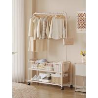 ราคา ไม้แขวนเสื้อชั้นยืนครัวเรือนมือถือที่เรียบง่ายห้องนอนเสื้อผ้าเสื้อชั้นวางหอพักชั้นอบแห้งที่เก็บล้อ เปา (47053427360)