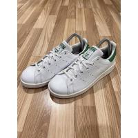 ราคา Adidas Stan Smith สีขาวเขียว ไซส์ 39.5 (25 CM) ของแท้ (16402131987)