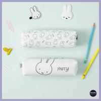 ราคา [MIFFY] กล่องดินสอน่ารักสําหรับเด็กผู้หญิงPen Pouchstation PouchSlim Stick Pencil PouchMinimal White หรือ Pattern Design (41667756097)