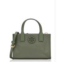 ราคา แท้!! 100% กระเป๋าสะพาย Tory burch ella nylon mini tote crossbody bag สีเขียว ใหม่ (20381007548)