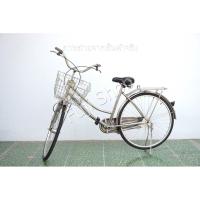 ราคา จักรยานแม่บ้านญี่ปุ่น - ล้อ 26 นิ้ว - ไม่มีเกียร์ - Bridgestone - สีเงิน [จักรยานมือสอง] (26474998356)