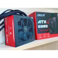 ราคา พาวเวอร์ซัพพลาย วัตต์เต็ม OKER ATX- 688S 650W 80 Plus แข็งแกร่ง ทนทาน Power Supply (24420393728)