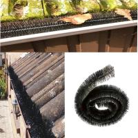 ราคา 4Meter Gutter Guard Brush Leaf Filter Protection Clog Remover สําหรับหลังคา Downpipe แปรงหลังคา Gutter ป้องกันแปรง Leaf Filter (28689374460)