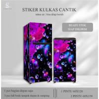 ราคา สติ๊กเกอร์ติดตู้เย็น 1 ประตู & 2 ประตู Premium Glossy Vinyl Classic Floral Motif 2 (47503040048)