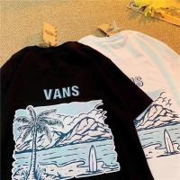 ราคา พร้อมส่ง Vans New American Checkerboard Co Branded Pure Cotton T-shirt Couple Short Sleeved T-shirt Mens and Womens T (28265593904)