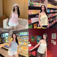 ราคา khaidee-สายเดี่ยวแต่งขอบลูกไม้ (57150763147)