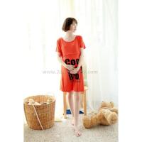 ราคา ชุดคลุมท้องเดรสให้นมบุตร สีส้ม (1492564545)