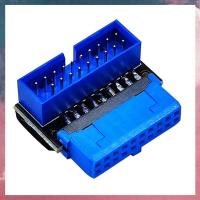ราคา อะแดปเตอร์ USB Header USB3.2 GEN1 19Pin/20Pin ซ็อกเก็ต 90 องศาพวงมาลัยข้อศอก Converter DIY เมนบอร์ดเดสก์ท็อป (44253070822)