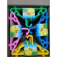 ราคา ไม้แขวนเสื้อเด็ก ไม้แขวนพลาสติก No.10 ยกลัง 120ชิ้น (มี12เเพ็ค) (21492048585)