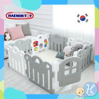 ราคา Haenim คอกกั้นเด็ก รุ่น Petit สีขาว/เทา คอกกั้นเกาหลี คอกกั้นเฮนิม มีแผงกิจกรรมเสริมทักษะ นำเข้าจากเกาหลีแท้ คอกเด็ก (5015879021)