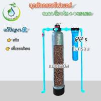 ราคา ชุดถังกรองไฟเบอร์ 8x44 นิ้ว 1ถัง+1กระบอก+สารกรองแมงกานีส +ท่อPVCครบชุด แก้ปัญหาน้ำ สนิม (ได้สินค้าครบชุดตามภาพ) (24606990665)