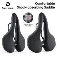ราคา WEST BIKING อานจักรยานPU สบายตัวสำหรับเสือภูเขา ลดแรงกระแทกShock-Absorbing (43225175613)