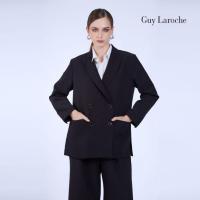 ราคา Guy Laroche King suiting Loose-fit jacket แจ็คเก็ต แขนยาว สีดำ G9YSBL (48401459136)