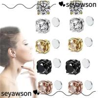 ราคา SEYAWSON ต่างหูแม่เหล็ก สำหรับการบำบัดแบบไม่เจาะหู ช่วยลดน้ำหนักและบรรเทาความเครียด ออกแบบมาให้สวมใส่ได้อย่างสะดวกสบายและสวยงาม (42727675242)